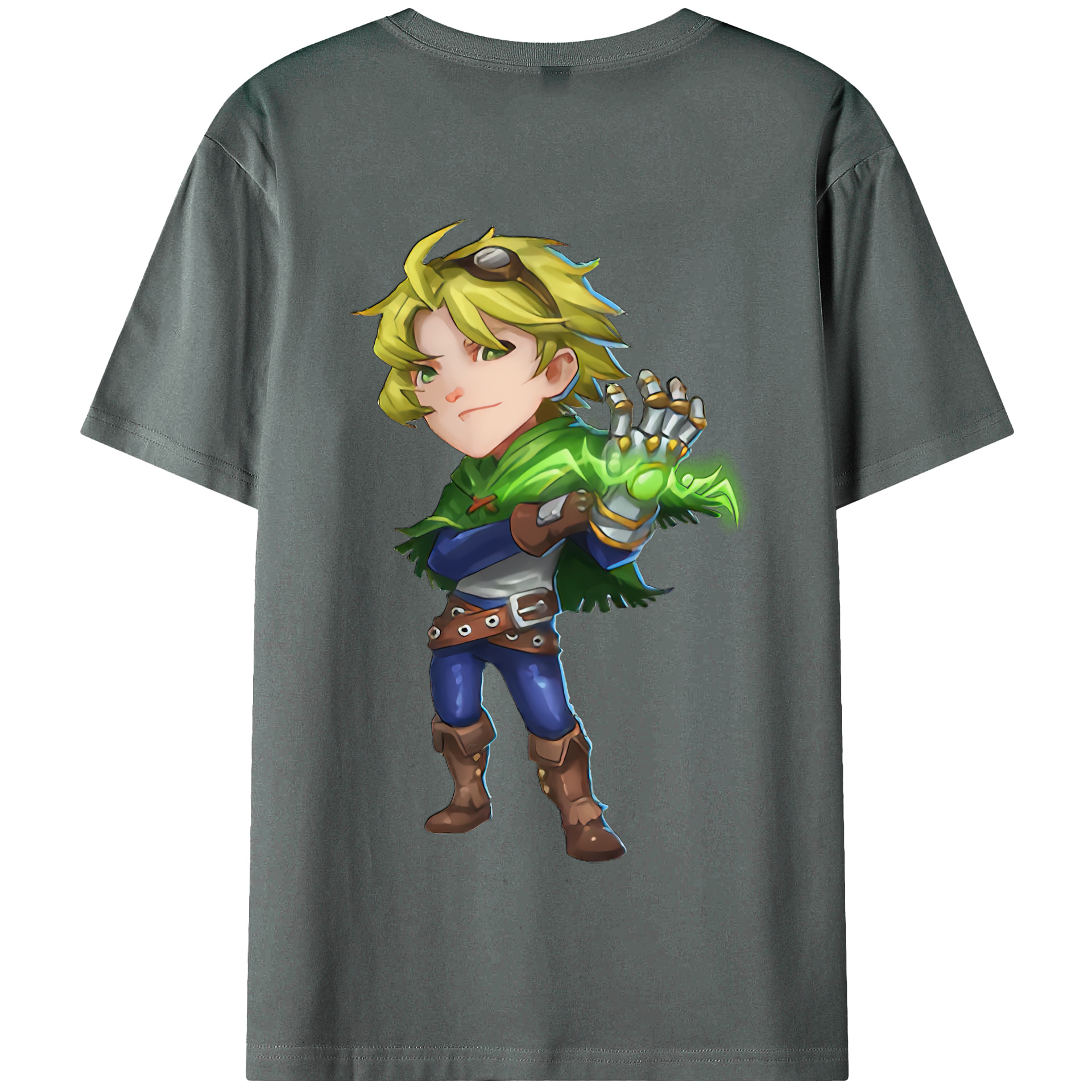 リーグ・オブ・レジェンド League of Legends LOL 綿100％半袖Tシャツ（背面プリント）